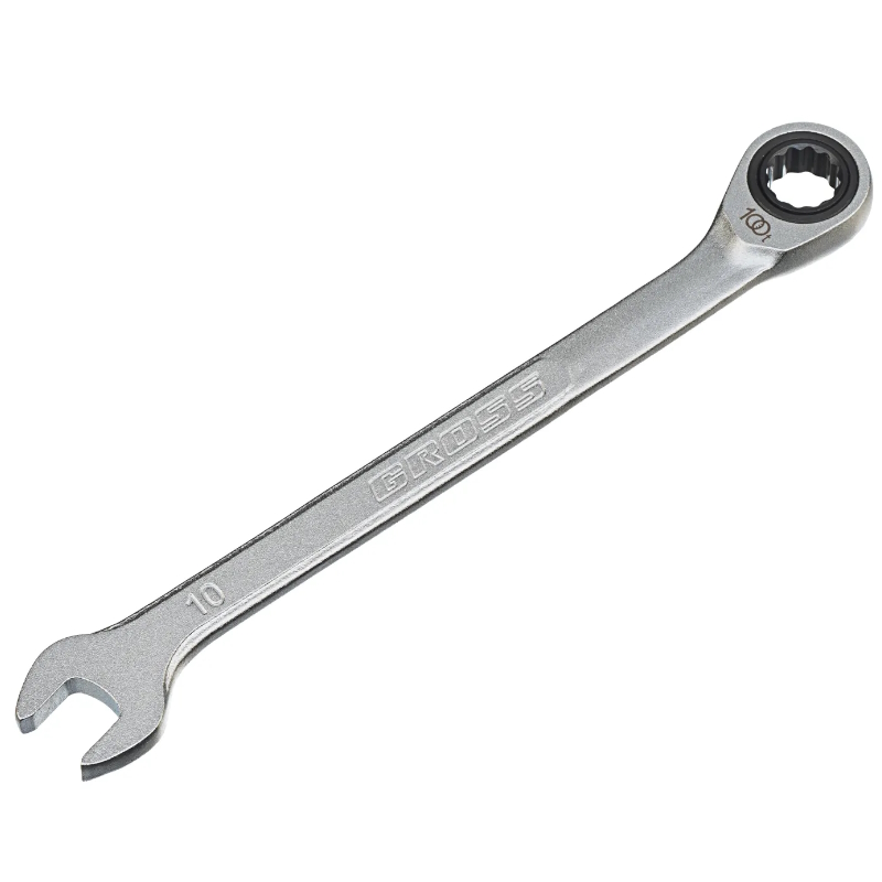 Ключ комбинированный трещоточный Gross 14848 10 мм 504₽