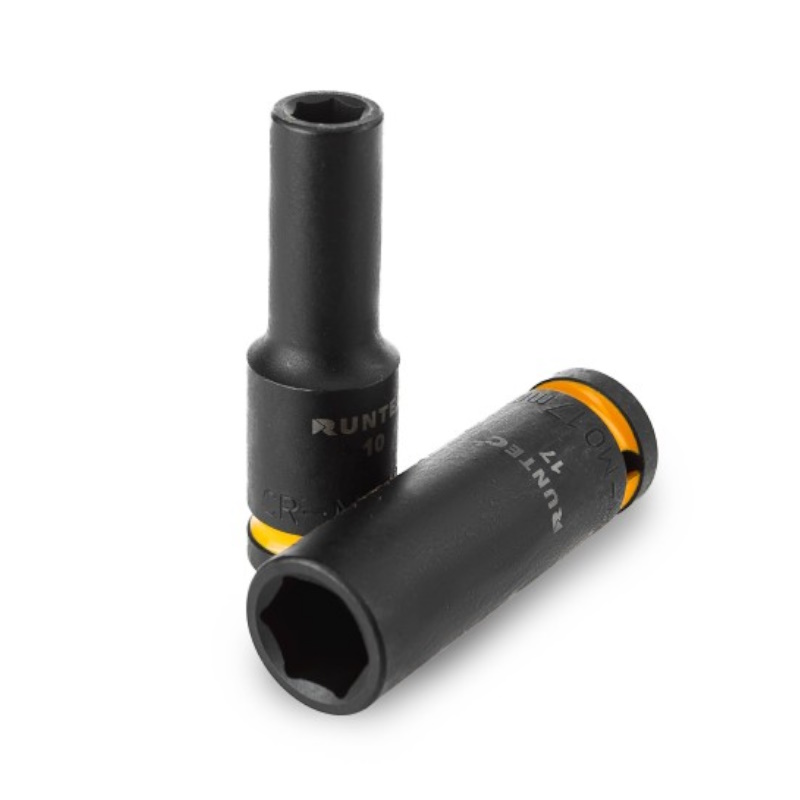 Набор ударных головок глубоких Runtec RT-IS1B15L, 1/2", 10-32 мм, CrMo, 15 предметов