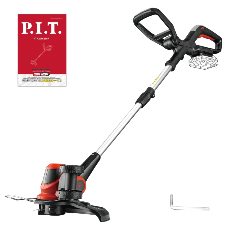 Триммер аккумуляторный P.I.T. PTR20H-250A SOLO (20В, ширина 250мм, леска 1,2мм, телескоп. штанга) в Туле