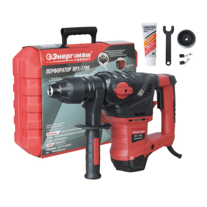 Перфоратор SDS Plus Энергомаш ГАРАНТ ПР1-1700 11467₽