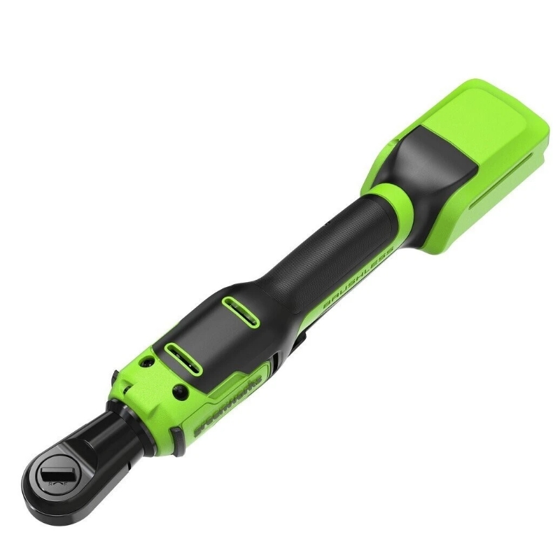 Гайковерт-трещотка аккумуляторная Greenworks GD24RW 24V 3804007CUA, б/щет,0-250об/мин, 1/2",80Нм,70 мм,1x2Ач,ЗУ,сумка,кор в Туле
