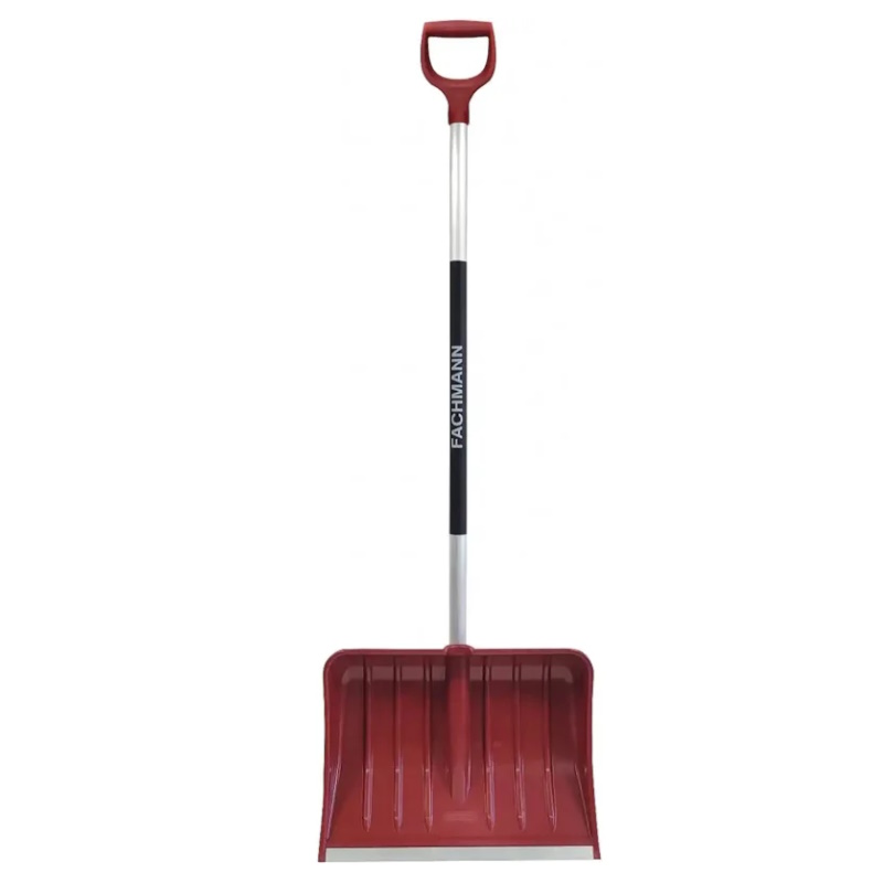 Лопата Fachmann 05.001, с алюминиевым черенком, D образной ручкой, алюминиевая планка, бордовый