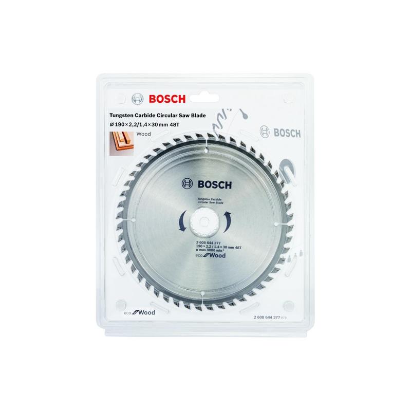 Пильный диск по дереву Bosch ECO WOOD 2.608.644.377 (48T, диаметр 190 мм, посадочный 30 мм, толщина 1,4 мм) в Череповце