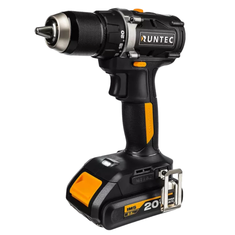 Дрель-шуруповерт аккумуляторная Runtec RT-ID221 RUNTEC PRO, 13 мм,20В, 2*2Ач, 55Нм