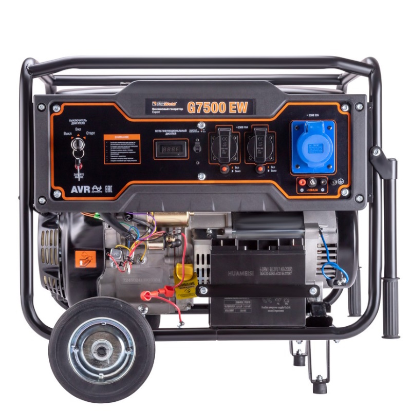Бензиновый генератор FoxWeld Expert G7500 EW, 7245 в Костроме