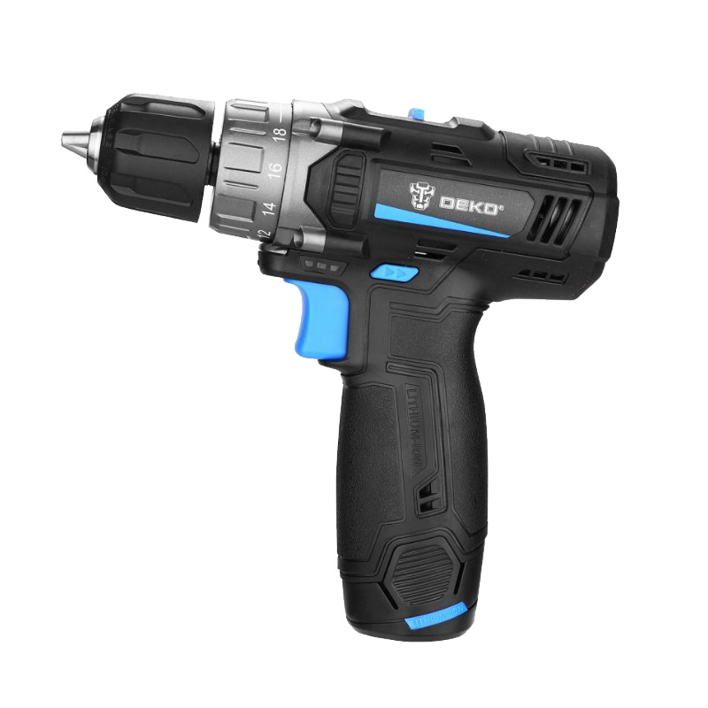 Аккумуляторная дрель-шуруповерт Deko ZKCD12V PRO 084-1015, в кейсе, 12В, 2х2.0Ач в Рыбинске