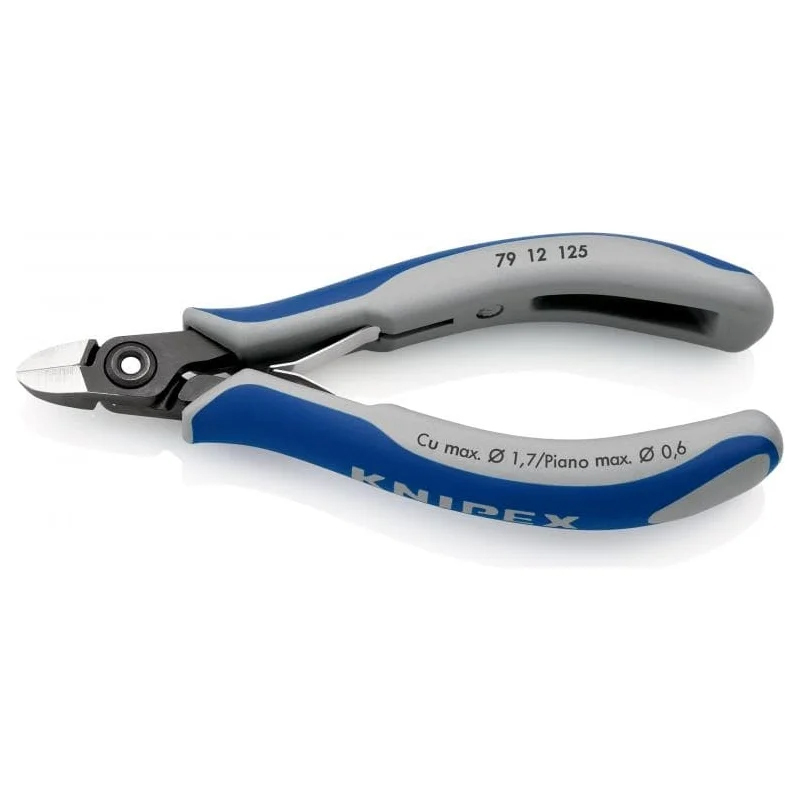 Бокорезы прецизионные Knipex KN-7912125 (округлая головка, 125 мм, 2-комп ручки) в Туле