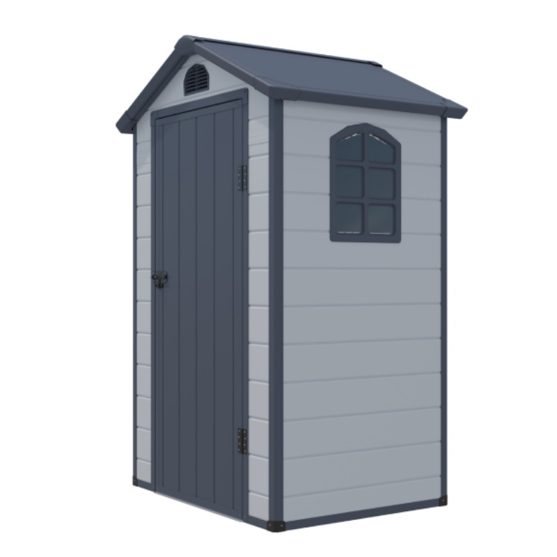 Сарай Wotex Storage-01-2, серый, 134*104*204 см