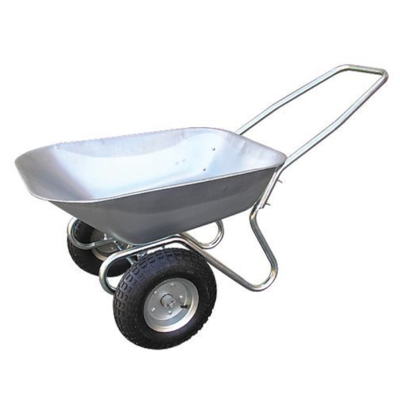 Тачка садовая двухколесная Fit 77558 65 л грузоподъемность 110 кг 5921₽