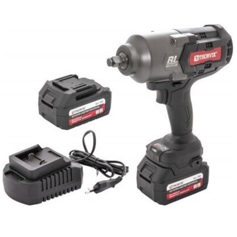 Гайковерт ударный аккумуляторный бесщёточный Thorvik BBIW121700 053704, 1/2"DR, 21В, 1700 Нм в Иваново