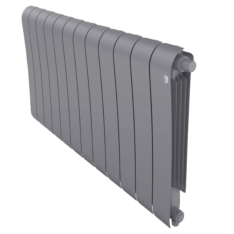Радиатор биметаллический Royal Thermo Infinity 500 Silver Satin VR80 НС-1658293, 12 секций