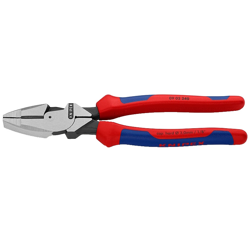 Плоскогубцы электромонтажные Knipex Linemans KN-0902240 240 мм 2-компонентные ручки 9059₽