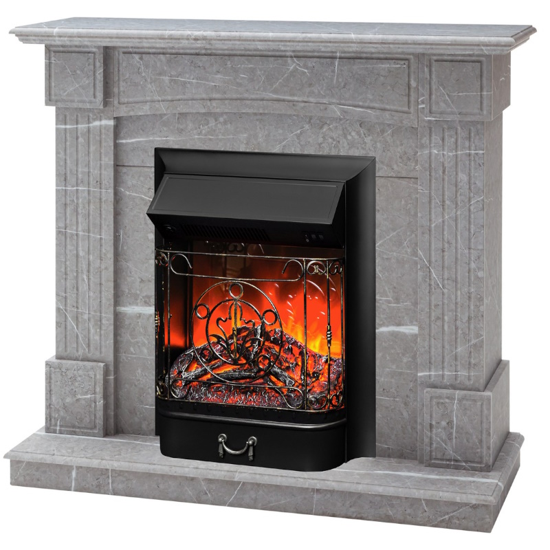 Каминокомплект RealFlame ANDREA STD GR-F714 + MAJESTIC LUX BL 9912265 в Кинешме