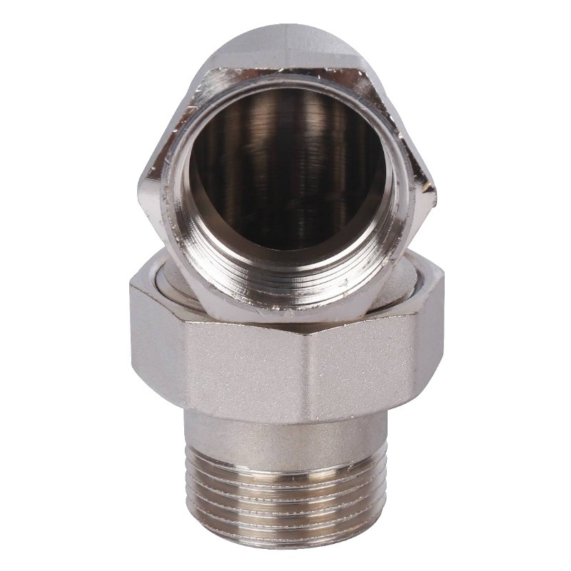 Американка угловая Stout SFT-0057-000001 ВН, 1", уплотнение под гайкой o-ring кольцо, никелированное в Муроме