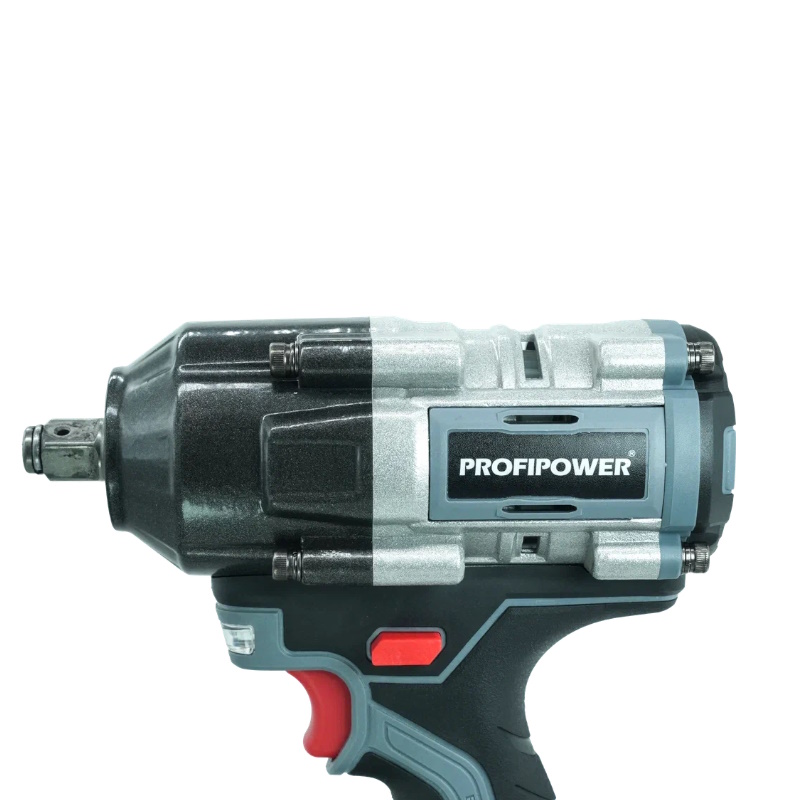 Гайковёрт аккумуляторный ProfiPower T-900N E0186M1 (Li-ion-1шт, 4.0Ач, 900Нм, ударная головка 17/19/21мм, З/У, в кейсе)