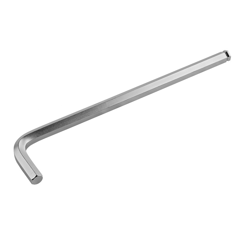 Ключ Kraftool "INDUSTRIE" 27437-10 имбусовый, длинный c шариком, Cr-Mo, хромосатинированное покрытие, HEX 10  в Иваново