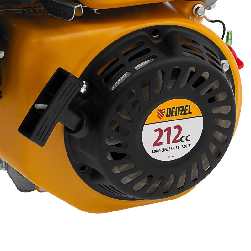 Двигатель бензиновый Denzel RX-17K 95101, 7 л.с., 212 см3, горизонтальный вал, шпонка 19 мм в Череповце