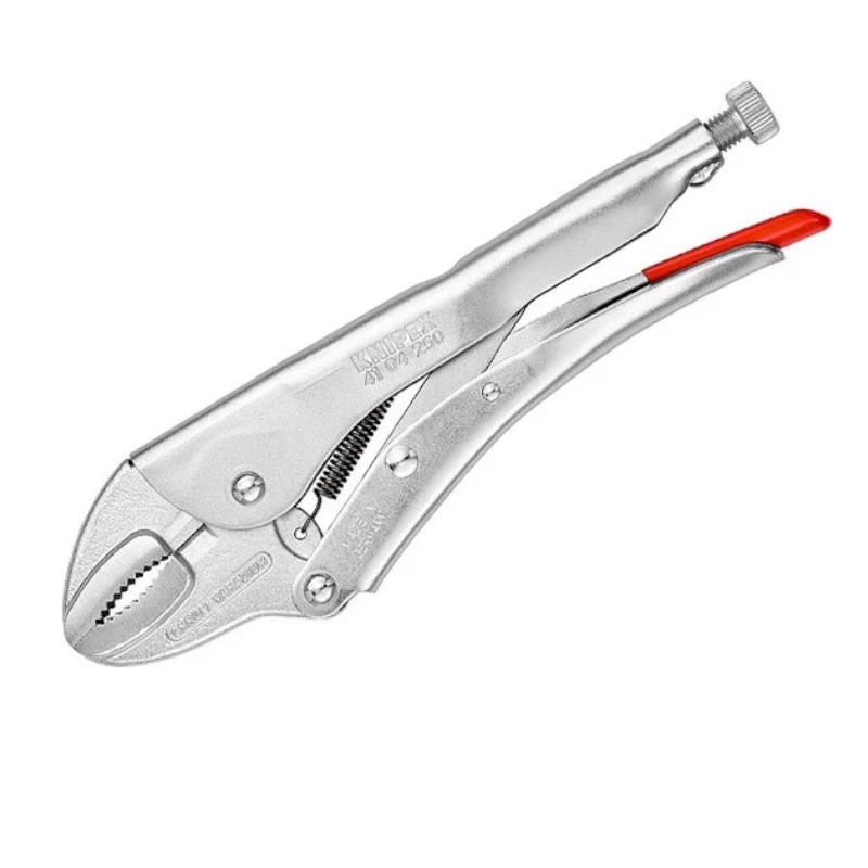 Зажим ручной с фиксацией Knipex KN-4104300, круг 65 мм, квадрат 30 мм, под ключ 34 мм, длина 300 мм в Угличе
