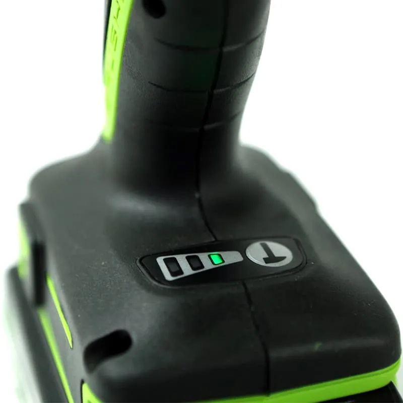 Гайковерт Greenworks GD24IW400 24V 3802907CUG, ударный, аккумуляторный, бесщеточный,1/2'', 400Нм,1х5Ач,ЗУ,кор