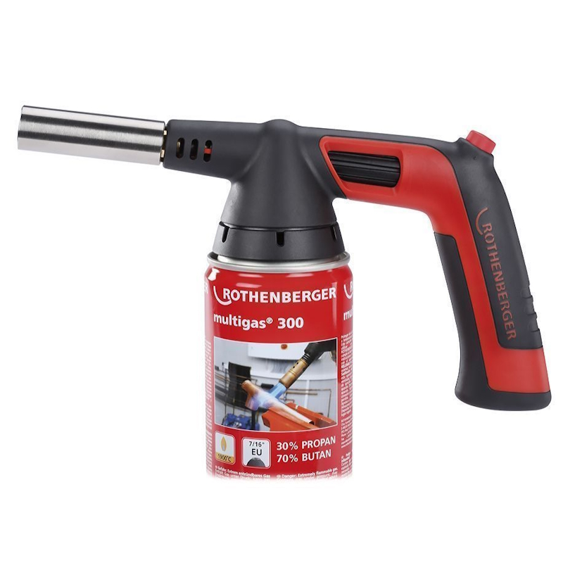 Горелка с пьезоподжигом Rothenberger ROFIRE 4 PIEZO 1500002922, 7/16"-EU, в блистере в Иваново