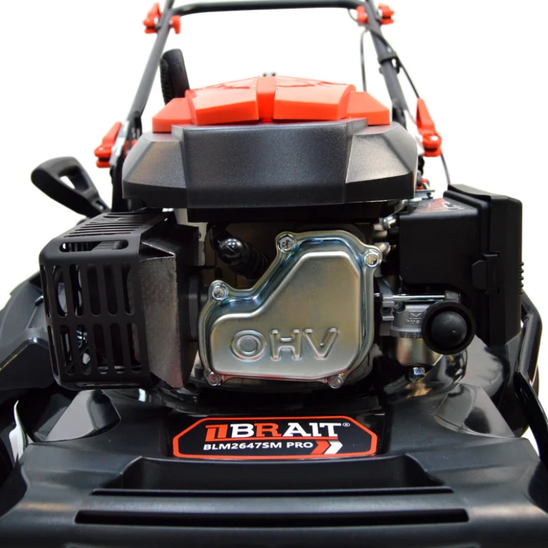 Газонокосилка бензиновая Brait BLM2647SM PRO, ширина скашивания 47 см, самоходная06.03.012.102 в Иваново