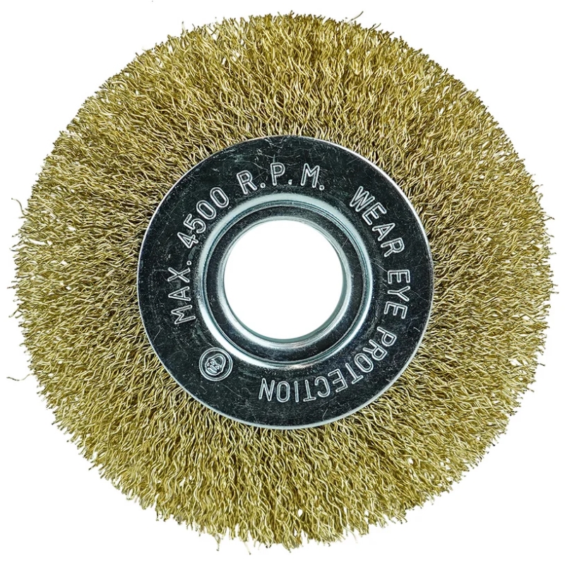 Кордщётка дисковая Berger BG1733 латунированная сталь 03 мм диаметр 100 мм посадка 2223 мм 334₽