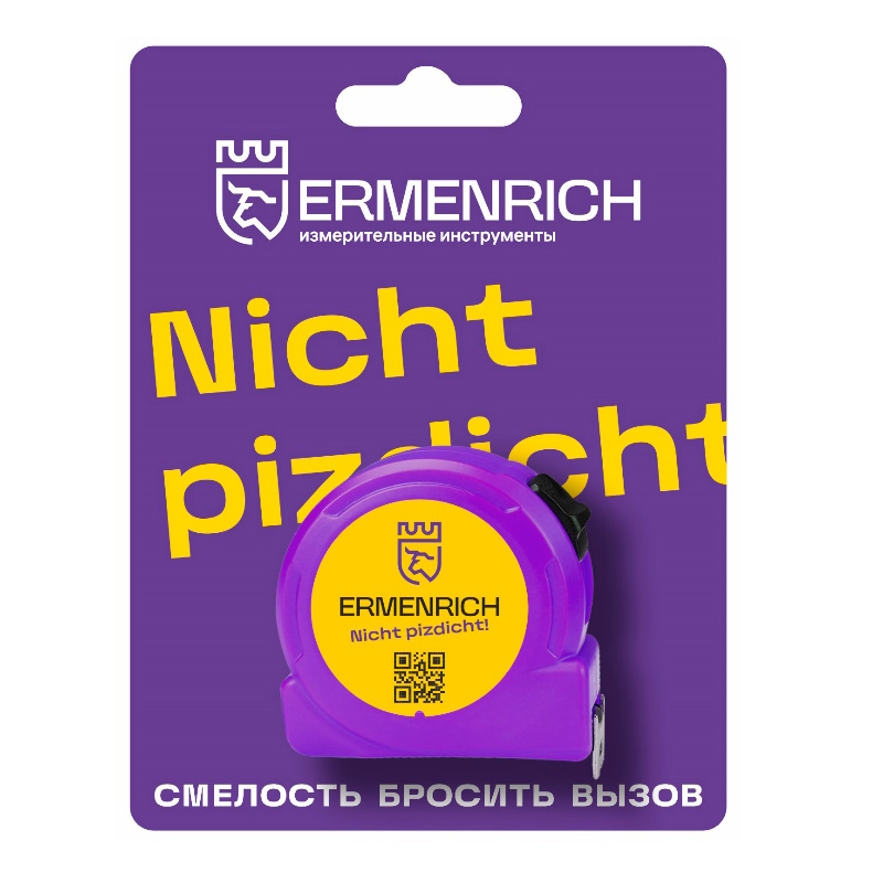Рулетка Ermenrich Reel SB30 «Nicht Pizdicht!» 84579 в Костроме