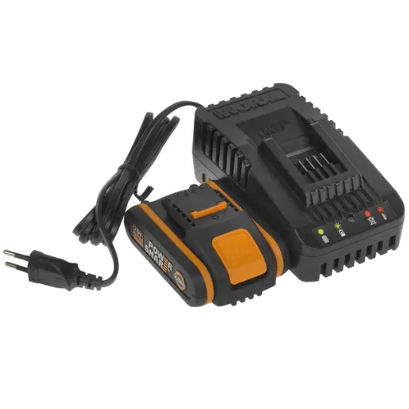 Дрель-шуруповерт WORX WX102 аккумуляторная , 20В, 60Нм, бесщеточная, 2Ач х2, ЗУ, кейс в Кинешме