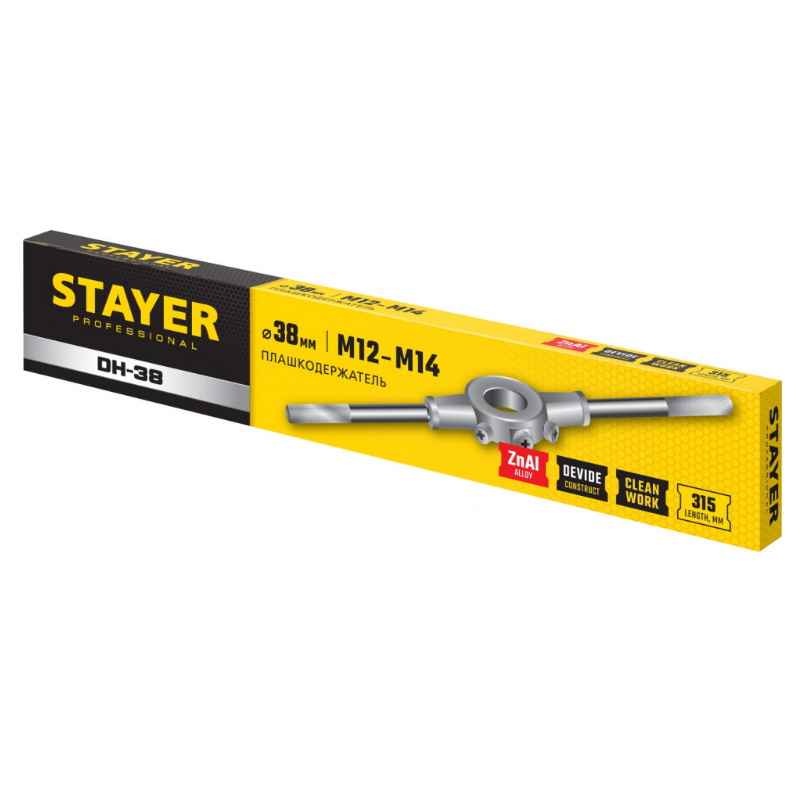 Плашкодержатель Stayer Professional DH-38 28037-38, d 38 мм