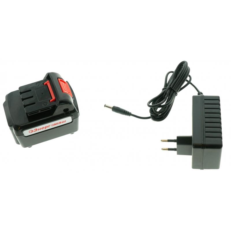 Аккумуляторная дрель-шуруповерт Энергомаш ДШ-18Л