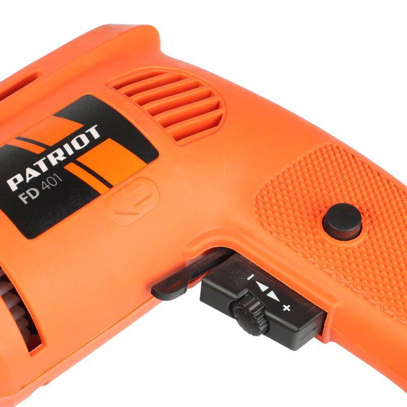 Безударная дрель Patriot FD 401 The One диаметр стали до 10 мм 3000 оборотов патрон 10 мм
