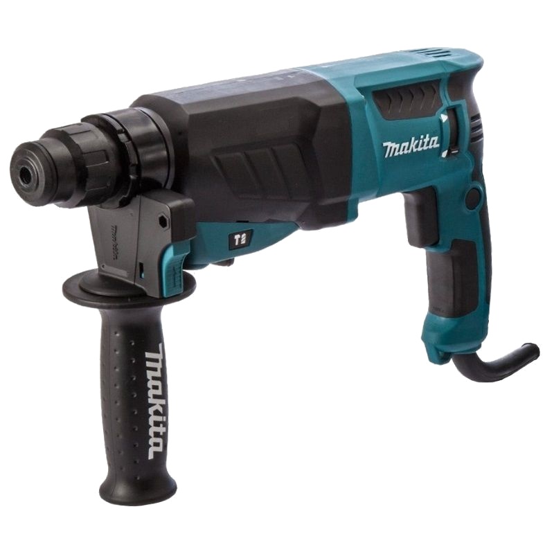 Перфоратор Makita HR 2630 184758 (патрон SDS-Plus, мощность 880 Вт, 2.4 Дж, вес 2.8 кг, сверлильный режим, диаметр до 80 мм)