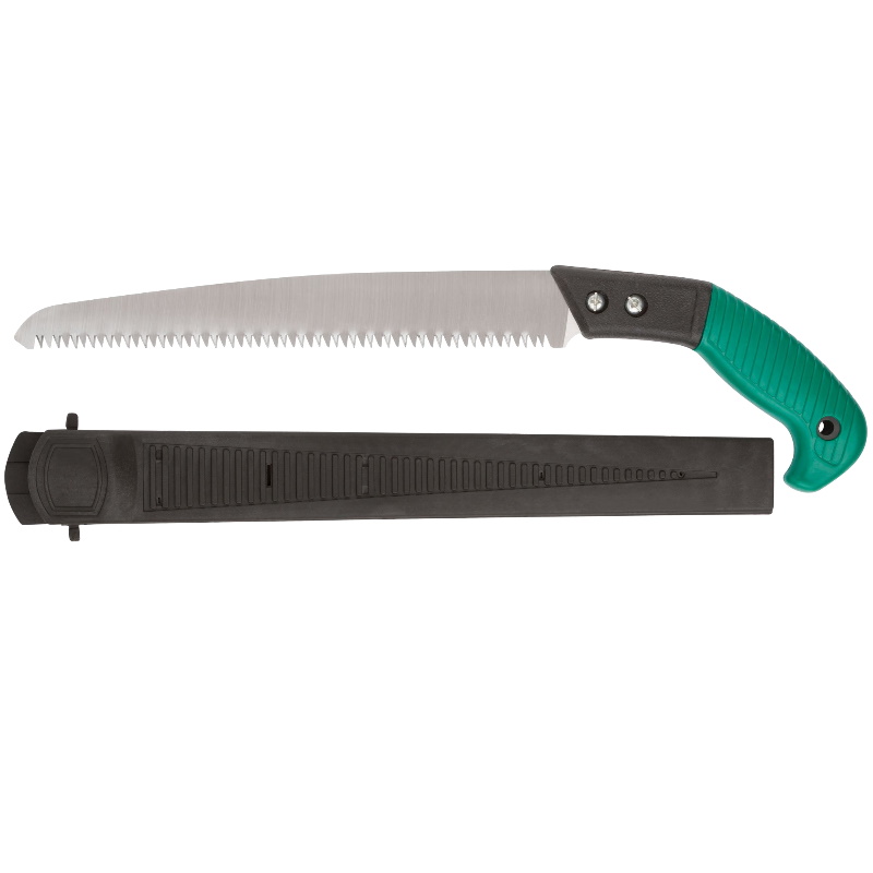 Ножовка садовая Fit 40595 с ножнами крупный зуб 5 TPI 3D заточка 300 мм 1040₽