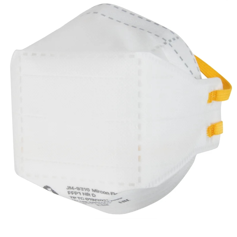 Одноразовый респиратор без клапана Jeta Safety JM-9310 Micron Flex, FFP1 NR D, трехпанельный