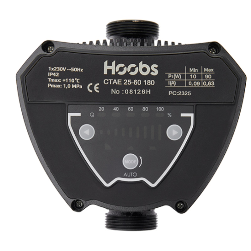Насос циркуляционный Hoobs CTAE 25-60 180 08126H, с гайками, электронный в Туле