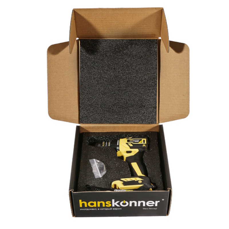 Дрель аккумуляторная Hanskonner HCD2065BL, б/щ 1BatterySystem в Коврове