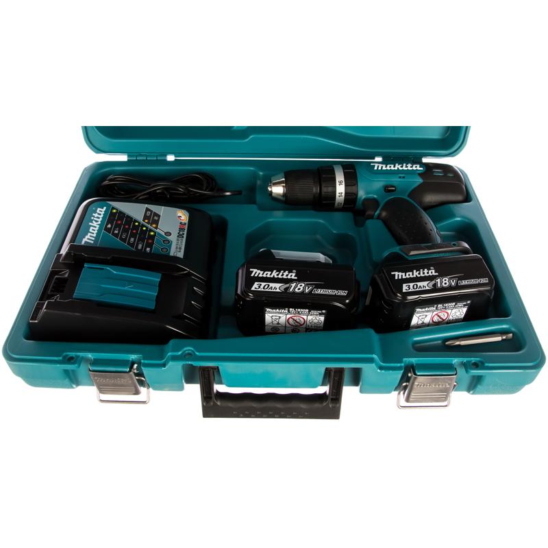 Аккумуляторная ударная дрель-шуруповерт Makita DHP453RFE в Иваново