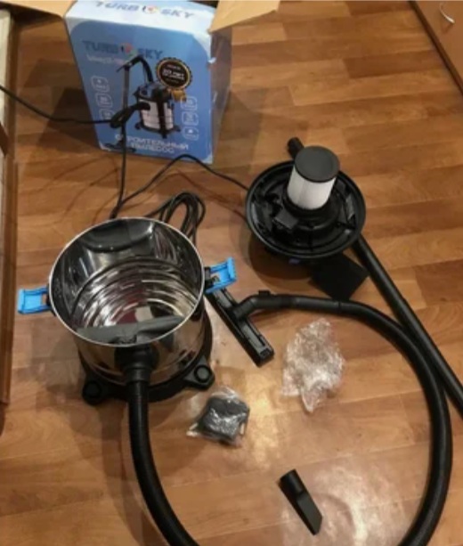 Строительный пылесос Turbosky СП-1500/20, 180 мбар, HEPA-фильтр в Кинешме