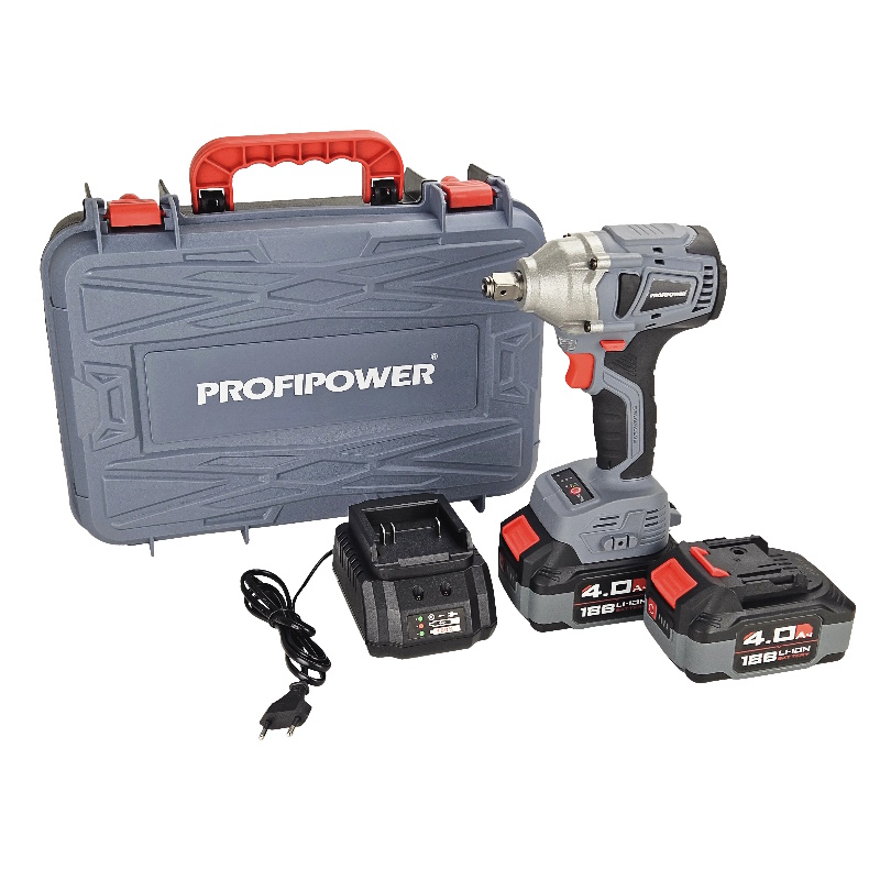 Аккумуляторный винтоверт бесщеточный импульсный ProfiPower MKDTD-18V E0082 (Литий-ионный-2 шт, 4.0Ач, кейс) в Туле