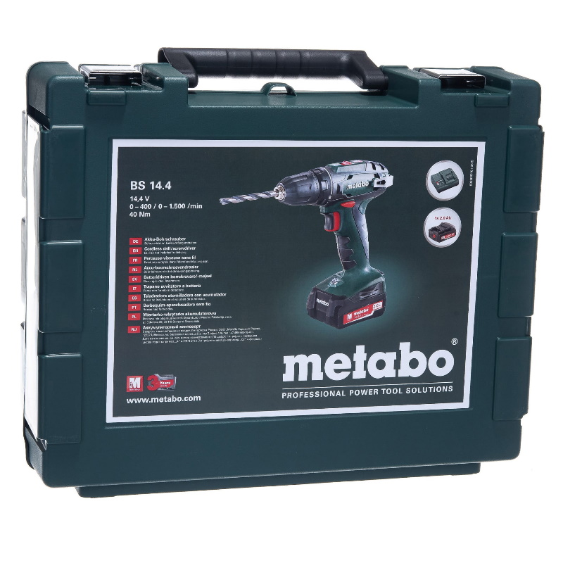 Аккумуляторная дрель-шуруповерт Metabo BS 14.4 602206510 в Рыбинске