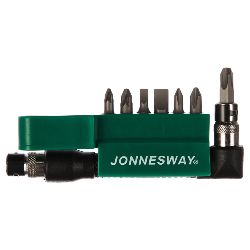 Комплект вставок-бит Jonnesway S08H208S 047461 14DR SL47 PH123 PZ12 c Г-образным приводом 8 предметов 870₽