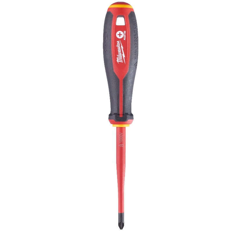 Отвертка диэлектрическая Milwaukee 4932478726, VDE, PZ2 x100, трехгранная рукоятка в Туле