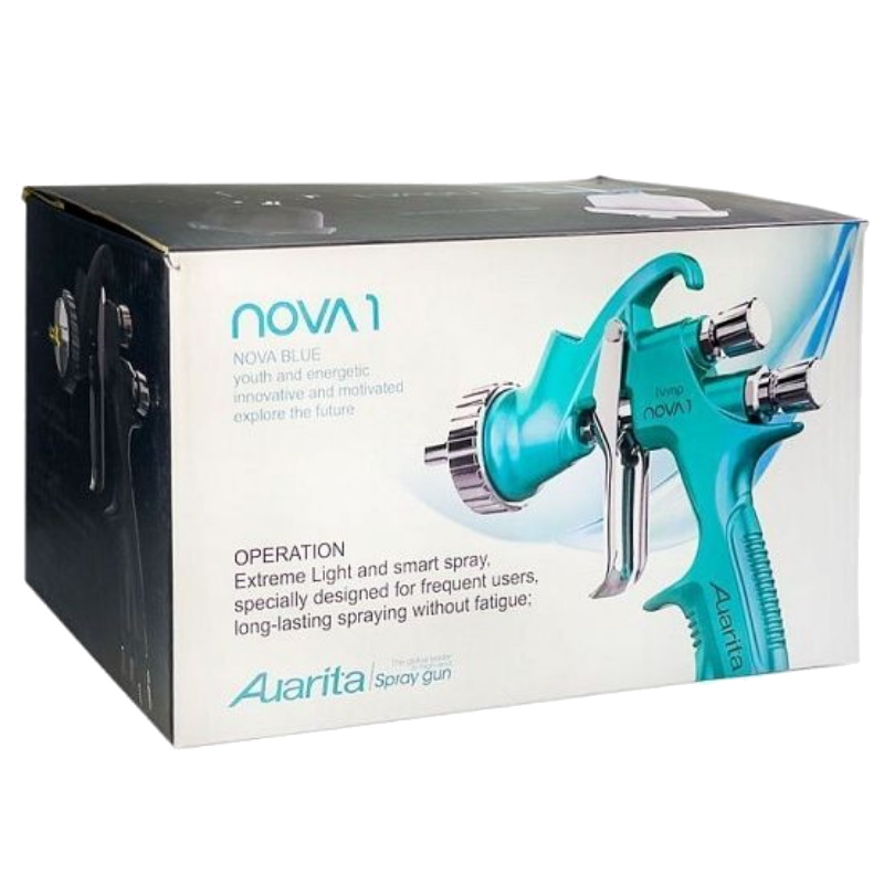 Краскопульт Auarita NOVA 1 36803, Blue, 1.4 mm, LVMP, 280-340 л/мин, 2.5 бар, пятно 220-260 мм, 0.6 л в Угличе
