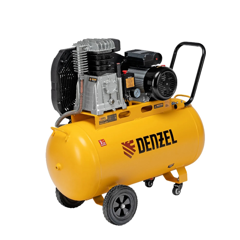 Компрессор воздушный Denzel BCI 2200/100 58116, ременной привод, 2,2 кВт, 100 литров, 420 л/мин в Угличе
