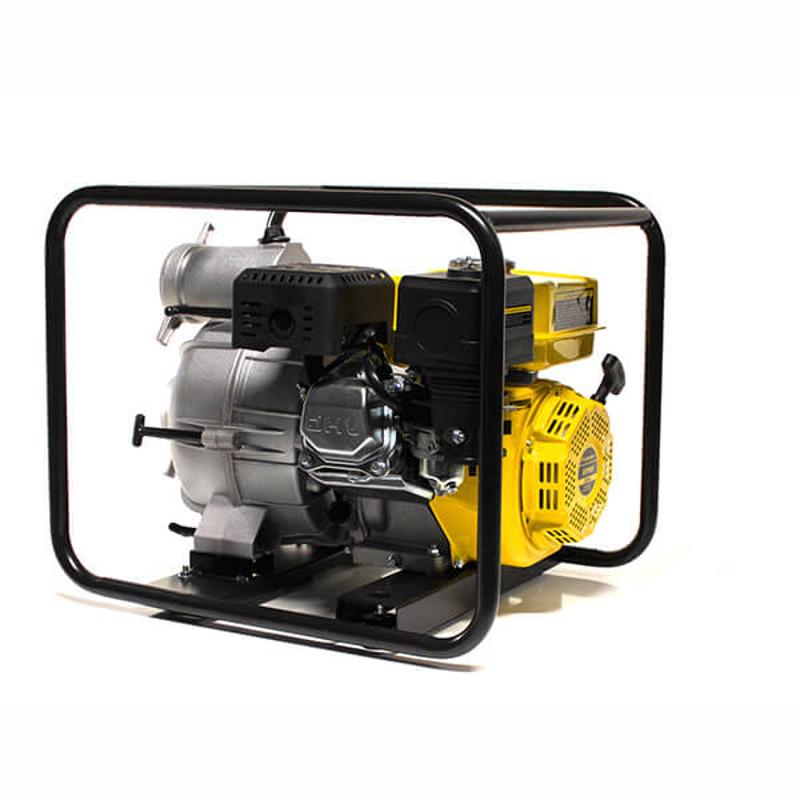 Садовая бензиновая мотопомпа Champion GTP80 (двиг. 4 такта, объем топливного бака 3.6 л, ручной стартер)