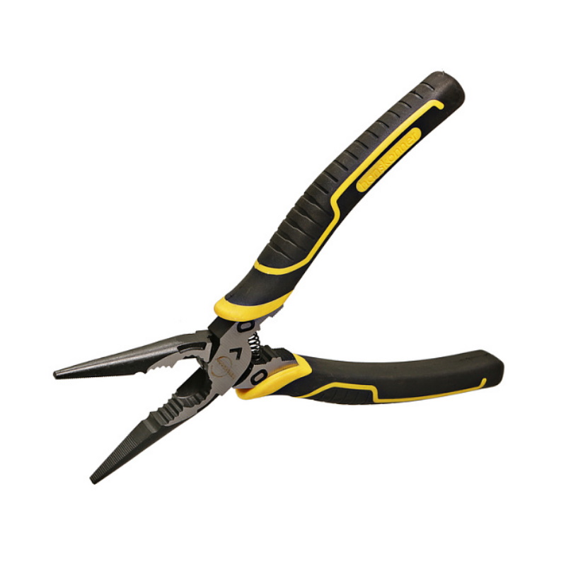 Длинногубцы Hanskonner HK1020-02-3-200 200мм, эксц. шарнир,+30% к силе реза, СrV, TPR рук. в Коврове