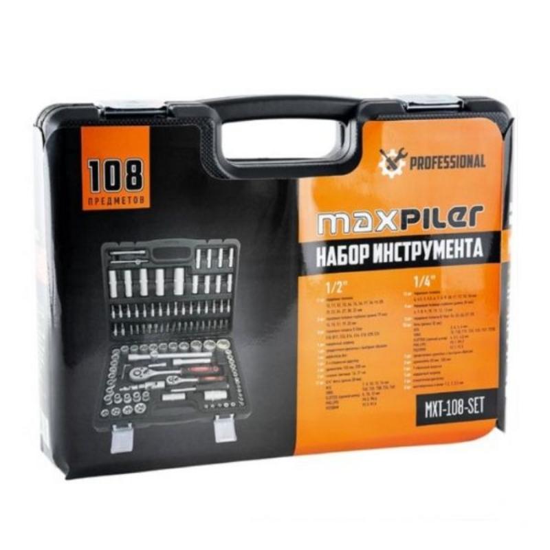 Набор ручного инструмента MaxPiler MXT-108-SET, 108 предметов в Ярославле