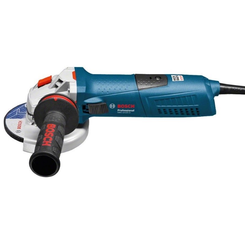 Угловая шлифмашина (болгарка) Bosch GWS 13-125 CIE 0.601.794.0R7, 125 мм, 1300 Вт, плавный пуск, регулировка оборотов в Муроме