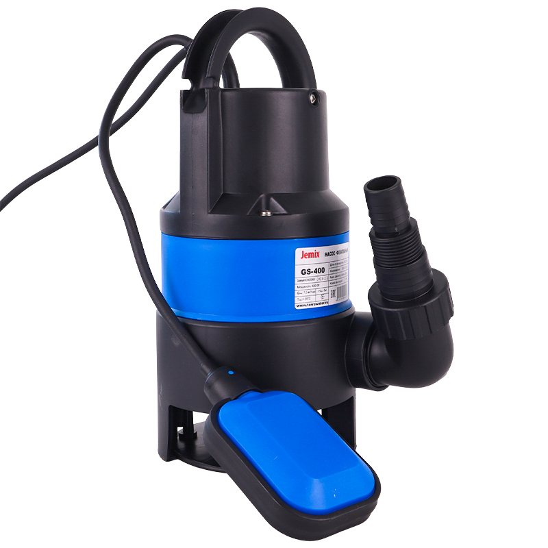 Погружной фекальный насос для откачки канализации для частных домов Jemix GS-400 напор 5 метров 2610₽