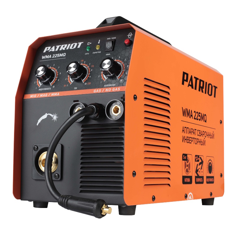 Полуавтомат сварочный инверторный Patriot WMA 225MQ 605301755, MIG/MAG/MMA в Александрове